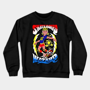 Skateboard Wizard Crewneck Sweatshirt